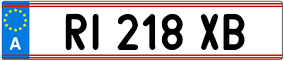 Truck License Plate
